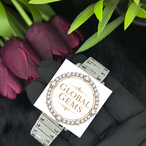 Custom Luxury Moissanite Watch | VVS Iced Out Skeleton | Passes Diamond Tester Wholesale - Product Image 2