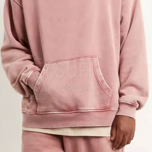 New Arrival Best Selling Acid Wash Hoodies 100% Cotton Winter Casual Solid Comfortable Fleece <b>Pullover</b> <b>for</b> Everyday Wear <b>for</b> <b>Men</b> - Product Image 5