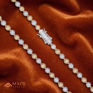 Collar de Lujo con Cuentas de Moissanita, Chapado en Oro de 18K, Cadena Estilo Hip Hop para Mujer y Hombre, Regalo - Product Image 2