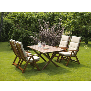 Juego de Sofás de Madera de Teca para Exteriores, Fabricante de Muebles de Jardín de Madera Sólida para Proyectos de Hoteles y Villas en Indonesia - Product Image 1