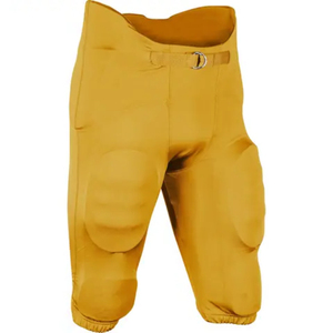 Pantalones de Fútbol Americano Acolchados para Hombre, Ajustados, de Spandex y Poliéster, con Cierre de Cinturón, Color Azul Marino Sólido, Ropa Deportiva de Fútbol Americano para Adultos, para Todas las Temporadas - Product Image 4