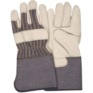 Gants de travail en cuir de vachette grainé de qualité canadienne, résistants à l'abrasion et à la chaleur, avec des caractéristiques de sécurité, excellente protection des mains - Product Image 1