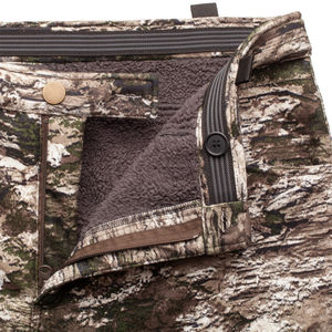 Pantalon de chasse pour homme, tissu polyester respirant, taille haute, fermeture éclair et bouton, poches avant, latérales et arrière. - Product Image 5