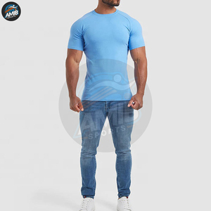 เสื้อยืดผู้ชายใหม่แห้งเร็วระบายอากาศได้ดีเสื้อยืดผ้าใบโพลีเอสเตอร์100% ลำลองปรับแต่งได้ - Product Image 4