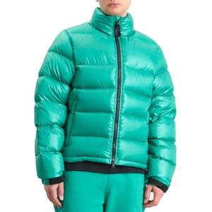 Chaqueta de plumón de invierno de lujo para mujer, gruesa, ligera, cálida, acolchada, con logo personalizable, tipo burbuja. - Product Image 1