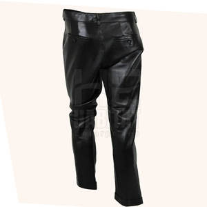 Pantalones de cuero para hombre de calidad premium, con un look moderno, cómodos, de cuero genuino, para uso diario. - Product Image 3