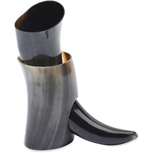 Buffalo Viking <b>Horn</b> Polished Nautical Animal Eco-Friendly Buffalo <b>Drinking</b> <b>Horn</b> Best Quality From India - Product Image 1