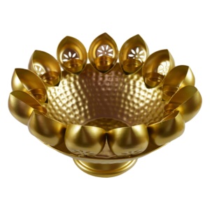 Recién Llegado: Urli Redondo de Hierro con Diseño Elegante para Decoración del Hogar, Decoración de Mesa para Fiestas, en Oferta 2023 al Mejor Precio - Product Image 1