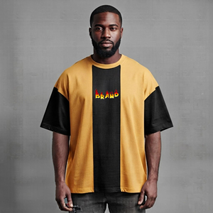 เสื้อยืดผู้ชายทรงหลวม รุ่นใหม่ น้ำหนัก 210 กรัม 2 สี ไซส์ใหญ่ ไหล่ตก ผ้าไม่เป็นขุย ระบายอากาศได้ดี - Product Image 5