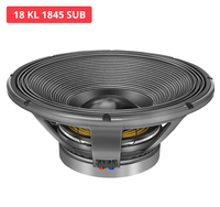 Subwoofer Profesional Sweton KL1845 de 18 Pulgadas, 3600 W de Potencia Programable, Graves Profundos de 36 Hz, Bobina de Voz de 4.5 Pulgadas, 8 Ohmios, Verificado por Klippel, Cobre