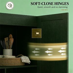 Mobiletto portaposate da cucina alto in stile rustico marrone scuro - Product Image 4