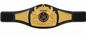 Ceinture de championnat personnalisée en cuir et laiton pour Taekwondo, Karaté, MMA, Lutte, Boxe, qualité supérieure, poids lourd - Product Image 4