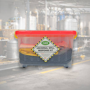 Portable 15L Eco-Friendly Spill Kit with Clear Box for Oil Fuel & Chemical Absorption 100% Polypropylene Material - Product Image 2