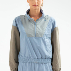New Best Supplier High Quality Women Polyester <b>Jacket</b> Windbreaker Full <b>Zip</b> <b>up</b> High Street Fashion Windbreaker <b>Jackets</b> - Product Image 3