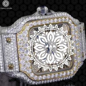 Reloj de Lujo Charm Jewells de Acero Inoxidable con Correa de 20 mm, Bisel con Diamantes, Cierre Plegable, Unisex, Movimiento de Cuarzo - Product Image 5