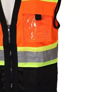 Chaqueta de Seguridad Reflectante Personalizada con LED para Ingenieros, Ropa de Trabajo Industrial de Alta Visibilidad, Chaleco de Seguridad de Malla, Servicio OEM - Product Image 5