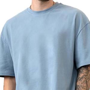 Camiseta de Manga Corta para Hombre, Corte Regular, 100% Algodón, Color Azul Claro, Cuello Redondo, Tallas Grandes, Superventas 2026 - Product Image 2