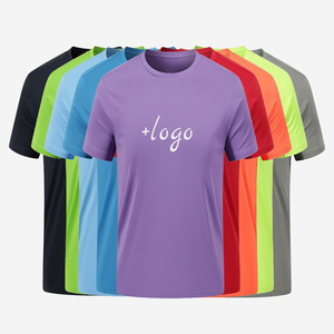 Custom Eco-Friendly Knitted <b>Polyester</b> Silk Screen Printed Front Logo Quick Dry Performance Sportswear <b>T</b>-<b>Shirt</b> OEM Pakistan - Product Image 1