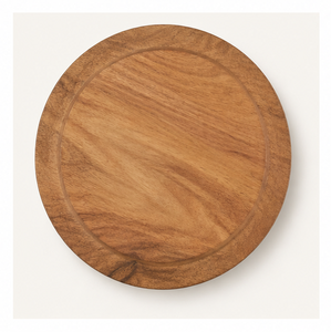 Wholesale Handcrafted Mango Wood Charger <b>Plates</b> Rustic <b>Decorative</b> Tableware for Wedding & Party Events Round Serving <b>Plates</b> - Product Image 4