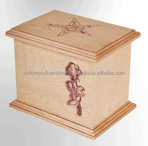 Urnas de cremación de madera de nuevo diseño para urnas de madera para adultos Urnas funerarias Tamaño personalizado Suministros funerarios - Product Image 1