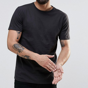 T-shirt d'été personnalisé en coton peigné 180 GSM uni pour homme, séchage rapide, tissu polaire de haute qualité, vente en gros - Product Image 5