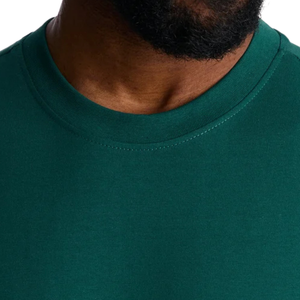 Camiseta de Algodón de Manga Corta con Cuello Redondo para Hombre, Informal, Suave y Cómoda, Corte Regular, Básica, para Uso Diario, Estilo Urbano, Clásica - Product Image 5
