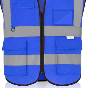 Gilet de sécurité personnalisé, imperméable, pour les travailleurs, gilet de travail pour la construction, gilet de sécurité pour les travaux - Product Image 4