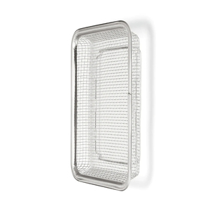 Plateaux en treillis métallique chirurgical OEM ODM en acier inoxydable, rectangulaires, paniers pour instruments médicaux, certifiés CE - Product Image 3
