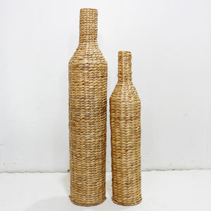 Jarrones decorativos de mimbre hechos a mano de la fábrica Artex Dong Thap, florero de ratán Vintage para bodas, fiestas, estilo Interior del hogar - Product Image 1