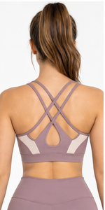 Sujetador Deportivo para Mujer, de Alto Impacto, Acolchado, Sin Costuras, para Yoga, Gimnasio, Fitness, Transpirable, de Secado Rápido, Elástico y con Soporte - Product Image 4
