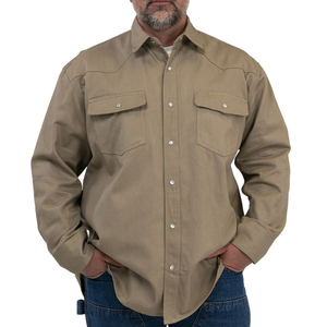 Ropa de Trabajo para Hombre, Marca Personalizada al por Mayor, 100% Algodón, Industrial, Transpirable, Impermeable, Resistente al Fuego, Tallas Grandes, para Mecánicos y Soldadores - Product Image 1