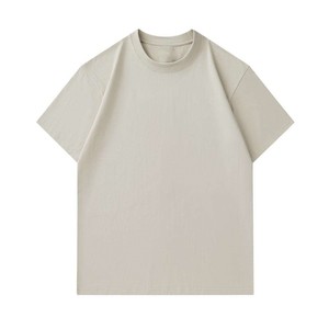 T-shirt en coton uni minimaliste pour homme, respirant, doux, léger, confortable, décontracté, pour un usage quotidien, été - Product Image 2