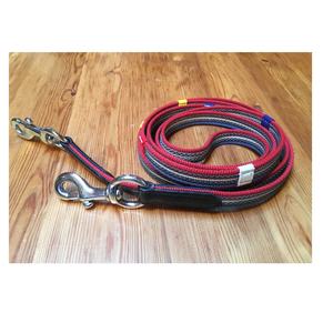 Rub International 7860R Rienda de tela ligera de 15mm para equitación ecuestre Accesorio de cuero estándar internacional Tapones Piedras - Product Image 1