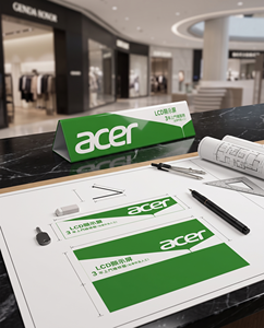 Présentoir acrylique de luxe pour ordinateur portable modèle personnalisé en plastique durable pour les magasins dans les centres commerciaux - Product Image 3