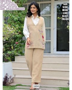 Conjunto de Fiesta Sahara Grace para Mujer, Largo hasta el Suelo, Tradicional, de Yute y Algodón, de Secado Rápido - Product Image 2