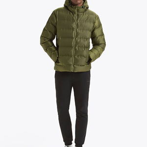 Veste matelassée pour homme, personnalisée, pour l'extérieur, avec une coque en polyester respirant, doublure matelassée, imperméable, confortable pour l'hiver - Product Image 2