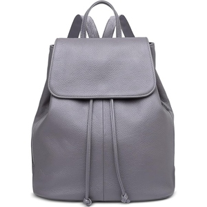Sac à dos en cuir de buffle véritable souple pour femme, style minimaliste, pour voyages, école, bureau, usage quotidien - Product Image 5