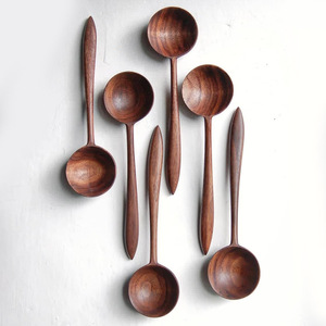 Ensemble de cuillères en bois pour cuisine, ustensiles de service, prix avantageux, en vente - Product Image 2