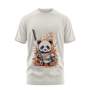 Camiseta con Logotipo Personalizado OEM, Camiseta Azul de Manga Corta con Cuello Redondo, Camisetas de Algodón con Estampado Moderno, Ropa Urbana de Marca - Product Image 4