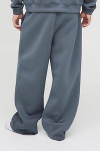 Ensemble de survêtement pour homme, couleur unie, à capuche, sweat-shirt en coton long et pantalon de jogging avec poches latérales, vêtements décontractés pour l'automne - Product Image 3