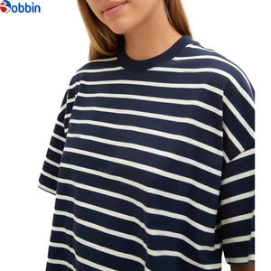 Camiseta de manga corta de algodón de alta calidad personalizada para mujer, camisetas de mujer de ocio de color puro para mujer, camiseta para hombre - Product Image 6