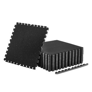 Set di 12 Tappetini per Esercizi in Schiuma EVA ad Alta Densità 61 x 61 x 2 cm, Tappetini Puzzle Morbidi in Gomma Interconnessi per Palestra - Product Image 1