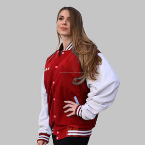 Último modelo de chaquetas universitarias de lana de algodón con chaqueta universitaria de Letterman impresa personalizada Proveedores de Pakistán Aceptamos PayPal - Product Image 3