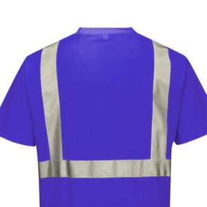 T-shirt de travail réfléchissant personnalisé avec logo pour homme, design tendance, vêtements de travail pour homme - Product Image 5
