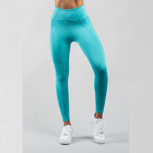 Leggings para Mujer, Diseño Personalizado, Transpirables, Delgadas, Tejidas, Cintura Media, Largas, con Bolsillos, Spandex/Nylon, Alta Calidad - Product Image 4