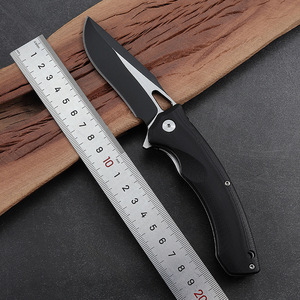 <span class=keywords><strong>Couteau</strong></span> pliant portable d'extérieur, lame en acier D2, meilleur <span class=keywords><strong>couteau</strong></span> de camping EDC pour la pêche, <span class=keywords><strong>couteau</strong></span> pliant à manche G10 pour usage tactique - Product Image 2