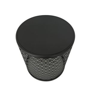 Modern Coffee <b>Table</b> <b>for</b> Living Room-Durable Office Balcony Metal & Wood Design - Product Image 2