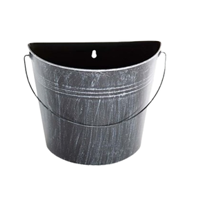 Jardinières en zinc galvanisé pour la décoration de jardin et de maison, vente en gros, pots en métal pour plantes et fleurs, intérieur et extérieur - Product Image 1