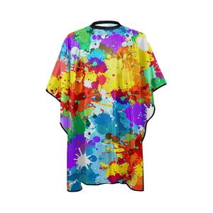 HYSAF APPARELS CO – Cape de coiffure imperméable en polyester avec logo imprimé couleur personnalisé, motif sublimé, idéale pour salon de beauté et barbier – Grande vente - Product Image 1