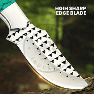 Cuchillo de Acero Raspado de Grado Industrial con Diseño de Cuchilla de Vaquero, Artesanía Premium Hecha a Mano, Etiquetado Privado OEM - Product Image 2